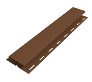 Комплектующие для сайдинга Доломит, Н профиль, шоколад, 3.05м